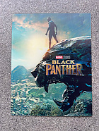 BLACK PANTHER - Lentikulrn 3D samolepka (Merchandise)